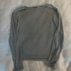 Women's Zara Silver Sweater